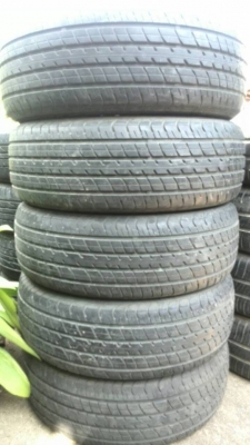 ขายยาง DUNLOP 185-55-16 ปี12 ดอกเต็ม ไม่บวม ชุดละ 3,800 บาท