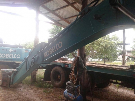 ***ขายแล้วครับขอบคุณ Truck2hand ขายแบคโฮ120ยอดนิยม KOBELCO MARK3 SK120 S.No.LP-01587 ไฟฟ้าครบ เครื่องเดิม ปั้มเดิม เครื่องดี แรงดี ปั้มดีแน่น ทำงานดี เร็วดี บูมอาร์มสวยไม่ปะไม่ดาม ไม่มีร้าว บุ้งกี๋ดี หนาไม่ผุ เอวแน่นดี ไม่แตกไม่ร้าว ช่วงล่าง70-80\% โซ่ดี แ