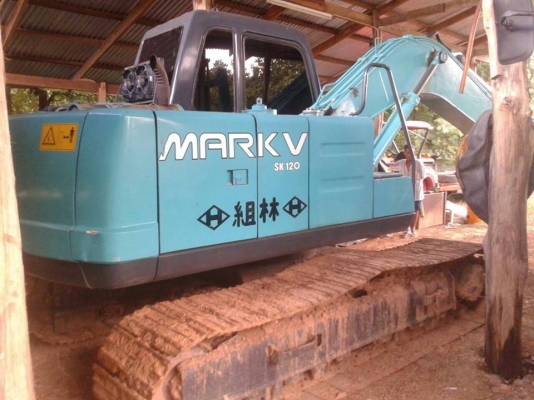 ***ขายแล้วครับขอบคุณ Truck2hand ขายแบคโฮ120ยอดนิยม KOBELCO MARK3 SK120 S.No.LP-01587 ไฟฟ้าครบ เครื่องเดิม ปั้มเดิม เครื่องดี แรงดี ปั้มดีแน่น ทำงานดี เร็วดี บูมอาร์มสวยไม่ปะไม่ดาม ไม่มีร้าว บุ้งกี๋ดี หนาไม่ผุ เอวแน่นดี ไม่แตกไม่ร้าว ช่วงล่าง70-80\% โซ่ดี แ