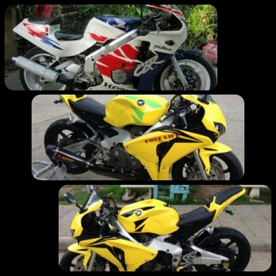 รับสั้ง ประกอบรถCBR 400 VFR400 แปลงใส่แฟริ่ง ตัว1000 เลือกได้ตามใจชอบ