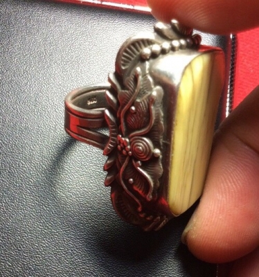 เงิน925แท้. งาแท้. ใส่ได้ทุกนิ้ว