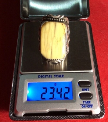 เงิน925แท้. งาแท้. ใส่ได้ทุกนิ้ว