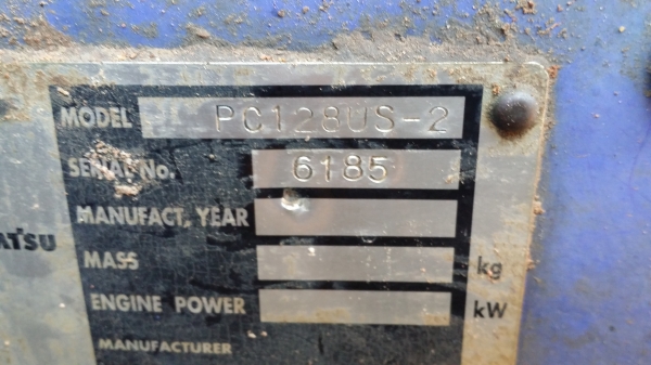 ขายด่วน รถแม็คโค PC128 US-2 พร้อมรถหกล้อหางปลา JCM ทะเบียนพร้อมทั้งสองคัน