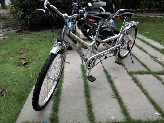 จักรยานสองตอน ปั่นคู่(เหลือสีฟ้านะคับ)