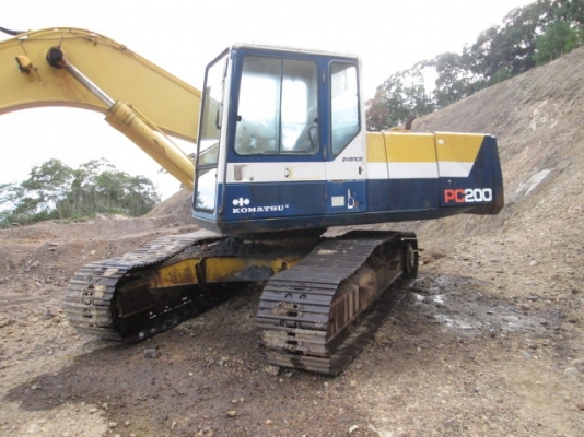 รถขุด Komatsu PC200-5 #59553 Used Excavator มือสอง ญี่ปุ่น สนใจโทร. 080-6565422 (หนิง)