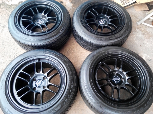 ล้อใหม่แกะกล่อง จับคู่ยางเปอร์เซนต์ กว้าง8 ET20