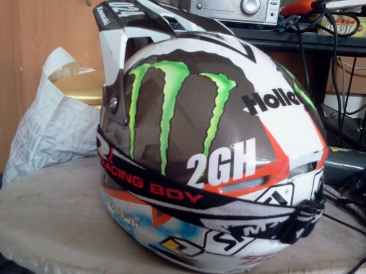 ขายหมวกวิบากพร้อมแว่นเบามากมีซ่อมเสื้อถุงมือ