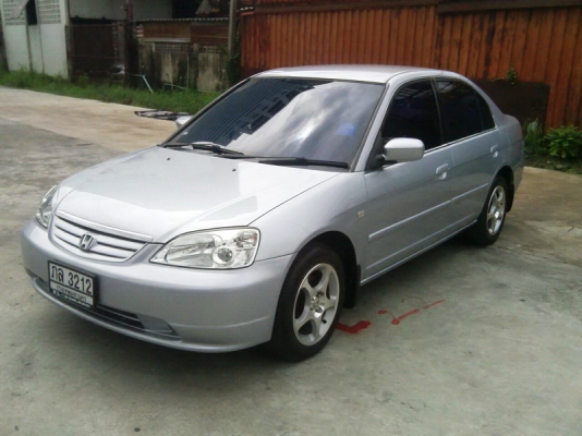 HONDA CIVIC DIMENTION ปี 2001 ขายรถสวย ล้อ MAX แอร์เย็น เครื่อง V-TEC เดิมๆ ช่วงล่างแน่น กระจกไฟฟ้า พวงมาลัยพาวเวอร์ รถขับดีมาก เบาะสภาพดี ภายในสวย สีสวย รถพร้อมใช้งานทันที จัดไฟแนนได้ ฟรีดาวน์