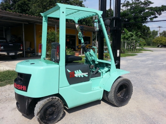 โฟคลิฟท์ Mitsubishi 2.5ตัน เสา 3เมตร ดีเซล ยางตัน ล้อคู่ นำเข้าจาก ญี่ปุ่น +++ สวยมาก พร้อมใช้งาน ขายถูก 090-986-2521