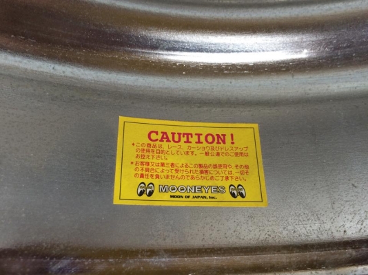 ล้อ MOONEYES USA 15x10 ออฟ35 5 รู114และ120.65 ล้อใหม่เก่าเก็บ ประมูลจากญี่ปุ่น