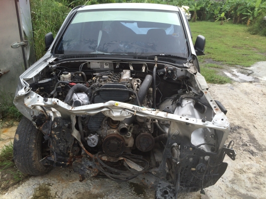 ขายรถอุบัติเหตุ ฟอร์ด สมาร์ทแคป ปี2006 สีเทา