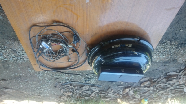 จานดาวเทียมติดรถ+อุปกรณ์,วิทยุ2ดิน