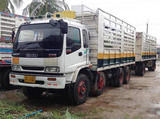 รถฝากขาย ขายรถพ่วง 20ล้อ DECA 270 ยูโรทู แม่12ล้อ ลูก2เพลา กระบะเหล็กไม่ดัมพ์คอกสูง แยกขายได้ หัวคัสซีก็ขาย