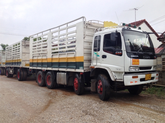 รถฝากขาย ขายรถพ่วง 20ล้อ DECA 270 ยูโรทู แม่12ล้อ ลูก2เพลา กระบะเหล็กไม่ดัมพ์คอกสูง แยกขายได้ หัวคัสซีก็ขาย