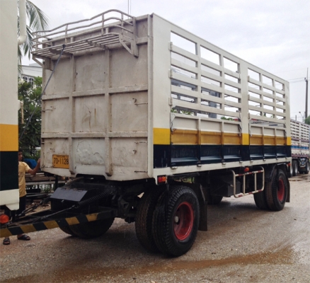 รถฝากขาย ขายรถพ่วง 20ล้อ DECA 270 ยูโรทู แม่12ล้อ ลูก2เพลา กระบะเหล็กไม่ดัมพ์คอกสูง แยกขายได้ หัวคัสซีก็ขาย