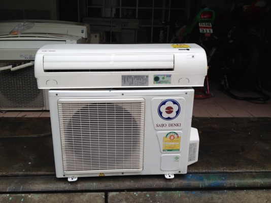 **** ขายแอร์ SAIJO DENKI 12500 BTU สภาพสวย ****