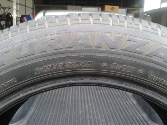 ยาง 215 55 17 ปี2012 2เส้น