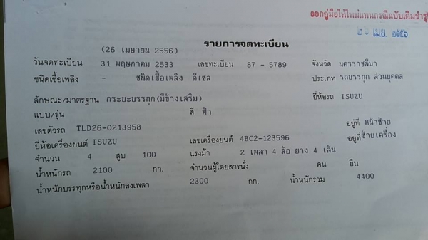 ***ขายแล้วครับขอบคุณ Truck2hand ขาย4ล้อกลาง ISUZU TLD วางเครื่อง 4BC2-100แรงฝาดำ เกียร์สั้นสายแล้ว เครื่องดี แน่น แรงดี ฟิตมาไม่นาน สตาร์ทติดง่าย เกียร์ดีไม่หลุด ช่วงล่างเดิม เฟืองท้ายเพลาลอย คัสซีดี เดิม มีบวมซับช่วงคอนิดๆ เสริมเหล็กบนแล้ว แข็งแรง คัสซีห