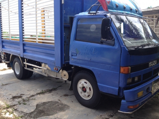 6ล้อกระบะรั้ว115แรง' พื้นสแตนเลส NPR59LU5 ธ.ค.ปี *2531 เครื่อง4BD1