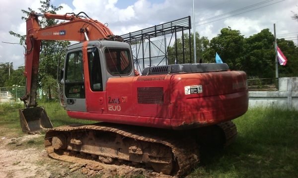 ขายด่วนรถแบคโฮHITACHIZAXIS-200-1รถออกห้างมือเดียว