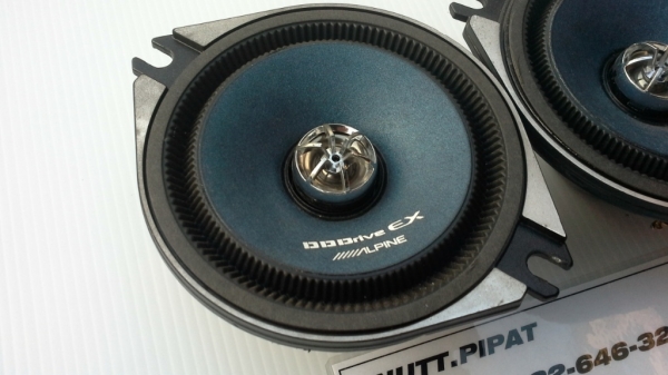 ลำโพง 4 นิ้ว Alpine DDDrive EX แกนร่วมสองทาง มือสองญี่ปุ่น