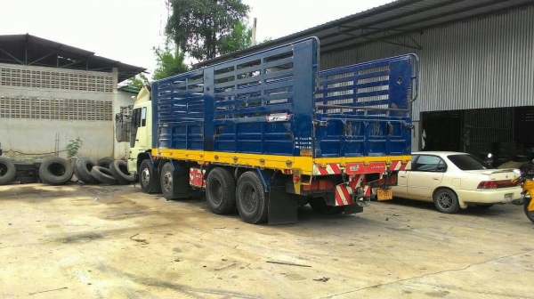 HINO12ล้อ2เพลาPROFIA ปี53 เครื่อง 320แรง 10 เกียร์ กะบะยาว 7ม.มีระบบลากพ่วง เครื่องดี ยางดี ครัทซีสวย ขาย 1,360,000 บาท (ศุภากร 081-4252943)