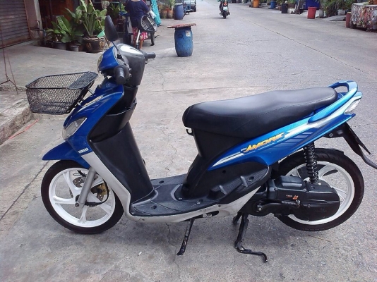 Mio amore ปี 51 ล้อแม็ค สีน้ำเงิน ดำ รถบ้าน สวย เครื่องเดิม เงียบกริบ