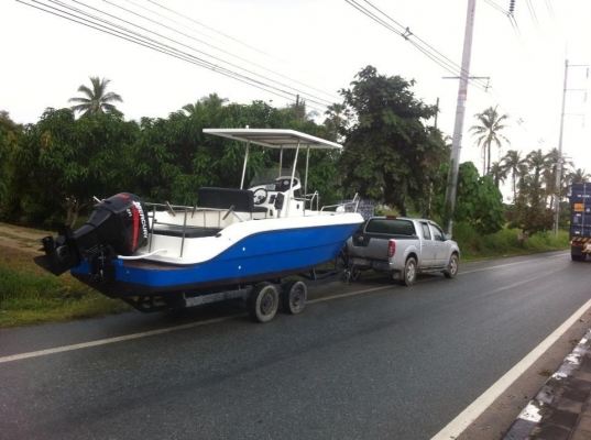 ต้องการขายเรือไฟเบอร์24ฟุต หล่อใหม่ คุณภาพสูง