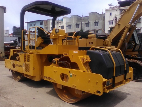 รถบดสั่นสะเทือน 8 ตัน Sakai SW800 รถเก่านอก เพิ่งเหยียบถึงไทย สภาพเดิมๆ