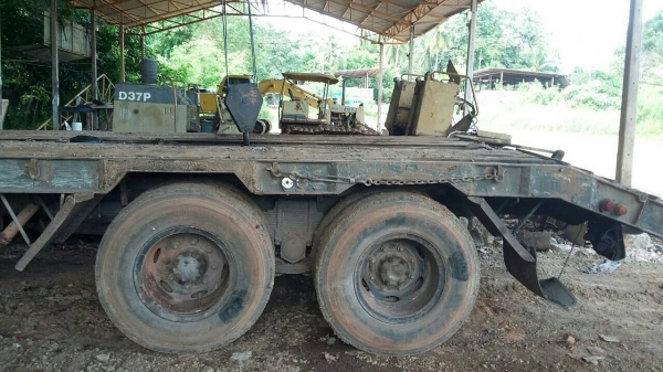 10ล้อติดเครน 4 ตัน รถท้ายลาด...พร้อมใช้..ร็อคกี้ ISUZU FVM เพลาเดียว 175 แรง ติดเครน TADANO 4ตัน