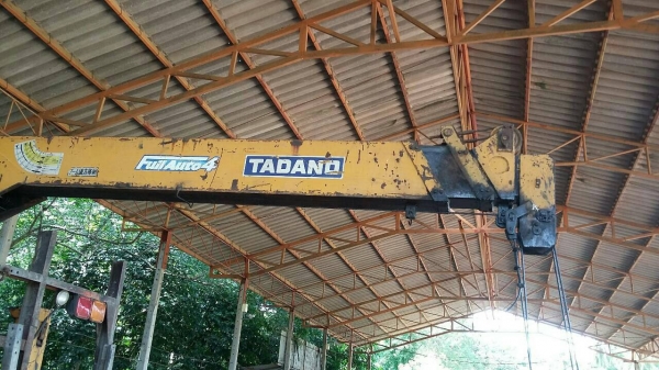 10ล้อติดเครน 4 ตัน รถท้ายลาด...พร้อมใช้..ร็อคกี้ ISUZU FVM เพลาเดียว 175 แรง ติดเครน TADANO 4ตัน