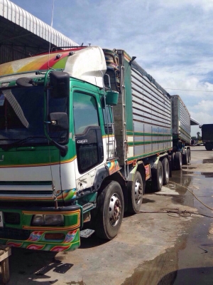 ขายรถสิบล้อดัมพ์ ISUZU GIGA เครื่อง 6WA1-350 แรงกระบะดัมพ์มิเนียมลูก 3 เพลาแท้ยาว 7 เมตร