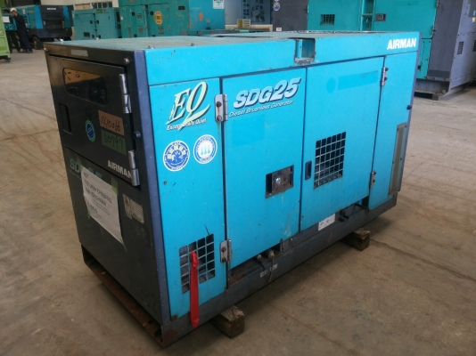 AIRMAN SDG25S เครื่องปั่นไฟมือสอง เก่าญี่ปุ่น โทร 083 081 2889
