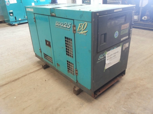 AIRMAN SDG25S เครื่องปั่นไฟมือสอง เก่าญี่ปุ่น โทร 083 081 2889