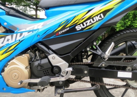 8 เดือน Suzuki Raider R150  สีฟ้า แรง สวย เดิมแท้ดี ไม่มีบิวด์  เพียง 45,900 บาท