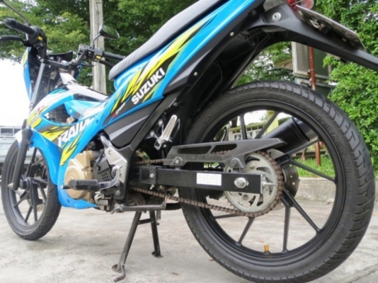 8 เดือน Suzuki Raider R150  สีฟ้า แรง สวย เดิมแท้ดี ไม่มีบิวด์  เพียง 45,900 บาท