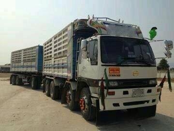ขายรถสิบล้อ Hino fm1J สมอทอง 260 แรง พ่วงแม่ลูกคอกเกษตรดั้มเหล็ก ปี 46 ลูก3คานแท้ รถสวยพร้อมใช้งาน