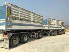 ขายรถสิบล้อ Hino fm1J สมอทอง 260 แรง พ่วงแม่ลูกคอกเกษตรดั้มเหล็ก ปี 46 ลูก3คานแท้ รถสวยพร้อมใช้งาน