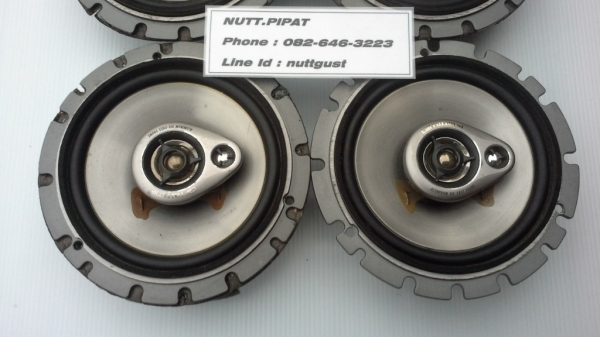 ลำโพง 6 นิ้ว Pioneer TS-169A แกนร่วม 3 ทาง มือสองญี่ปุ่น