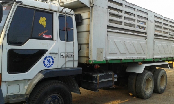 MITSUBISHI  FN527 TF 5xxx 10 ล้อ 2 เพลา ดัมพ์สามมิตรลอนเฉียง มีระบบลากจูง