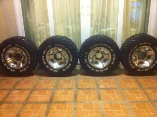 ขายล้อลาย vx80. พร้อมยาง maxxis mud