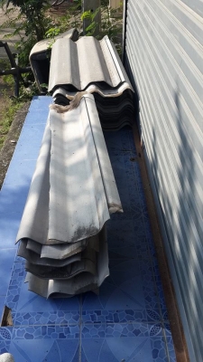 ขายเหล็กและหลังคาโรงรถรื้อลงครับ