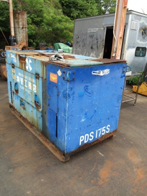 ปั๊มลม AIR MAN PDS 175 เครื่องอีซูซุ 4 สูบ พร้อมใช้งาน