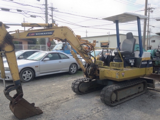 รถขุด KOMATSU PC20-6 Serial NO.31121 สภาพสวยเดิมๆ