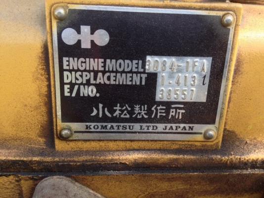 รถขุด KOMATSU PC20-6 Serial NO.31121 สภาพสวยเดิมๆ