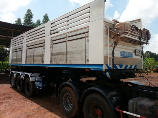 ขายหางเซมิดั้ม3เพลาแท้ เพลายกได้ ยาว8.80ม. อู่STเทรนเลอร์