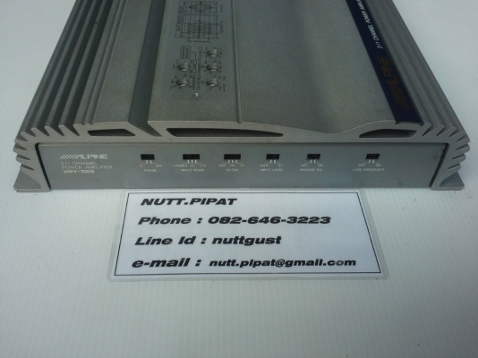 แอมป์ 2 แชแนล Alpine MRV-1005 สวย แรง มือสองญี่ปุ่น แอมป์ 2 แชแนล Alpine MRV-1005 สวย แรง มือสองญี่ปุ่น