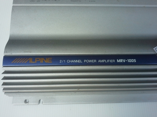 แอมป์ 2 แชแนล Alpine MRV-1005 สวย แรง มือสองญี่ปุ่น แอมป์ 2 แชแนล Alpine MRV-1005 สวย แรง มือสองญี่ปุ่น