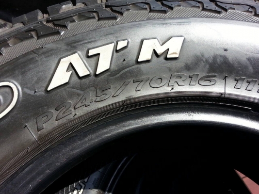 ขายยาง  Hankook  245 x 70 x 16  ปี 11