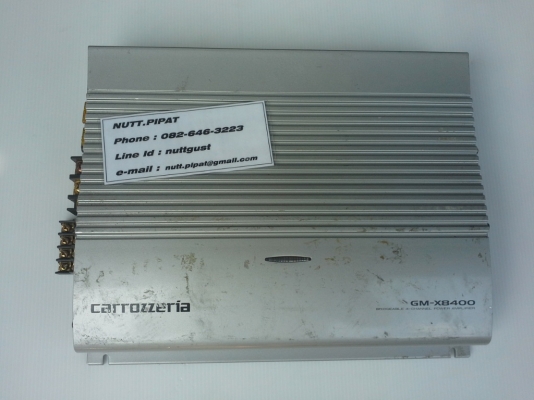 แอมป์ 4 แชแนล Pioneer Carozzeria GM-X8400 สวยๆแรงๆ มือสองญี่ปุ่น